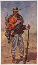 A Russian Volunteer near Liao-Yang, illustration from 